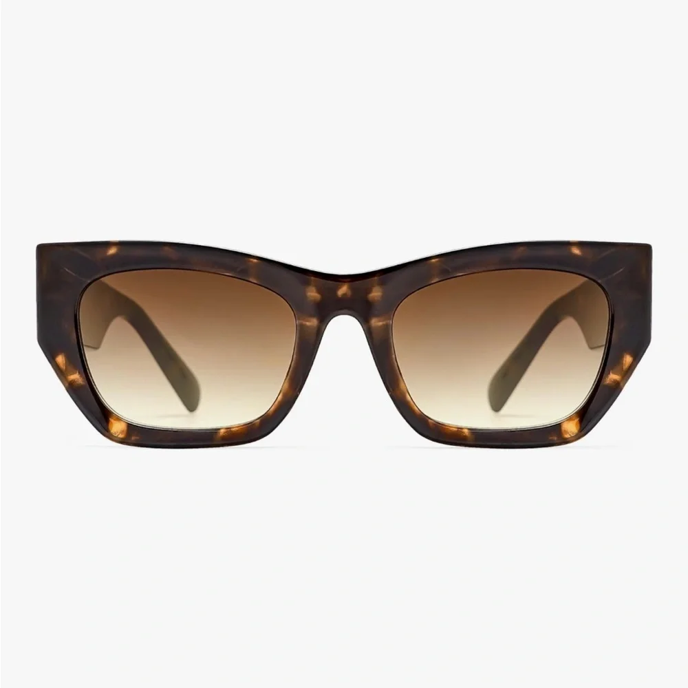 SOJOS Trendy Rectangle Cateye Sunglasses Womens Mens